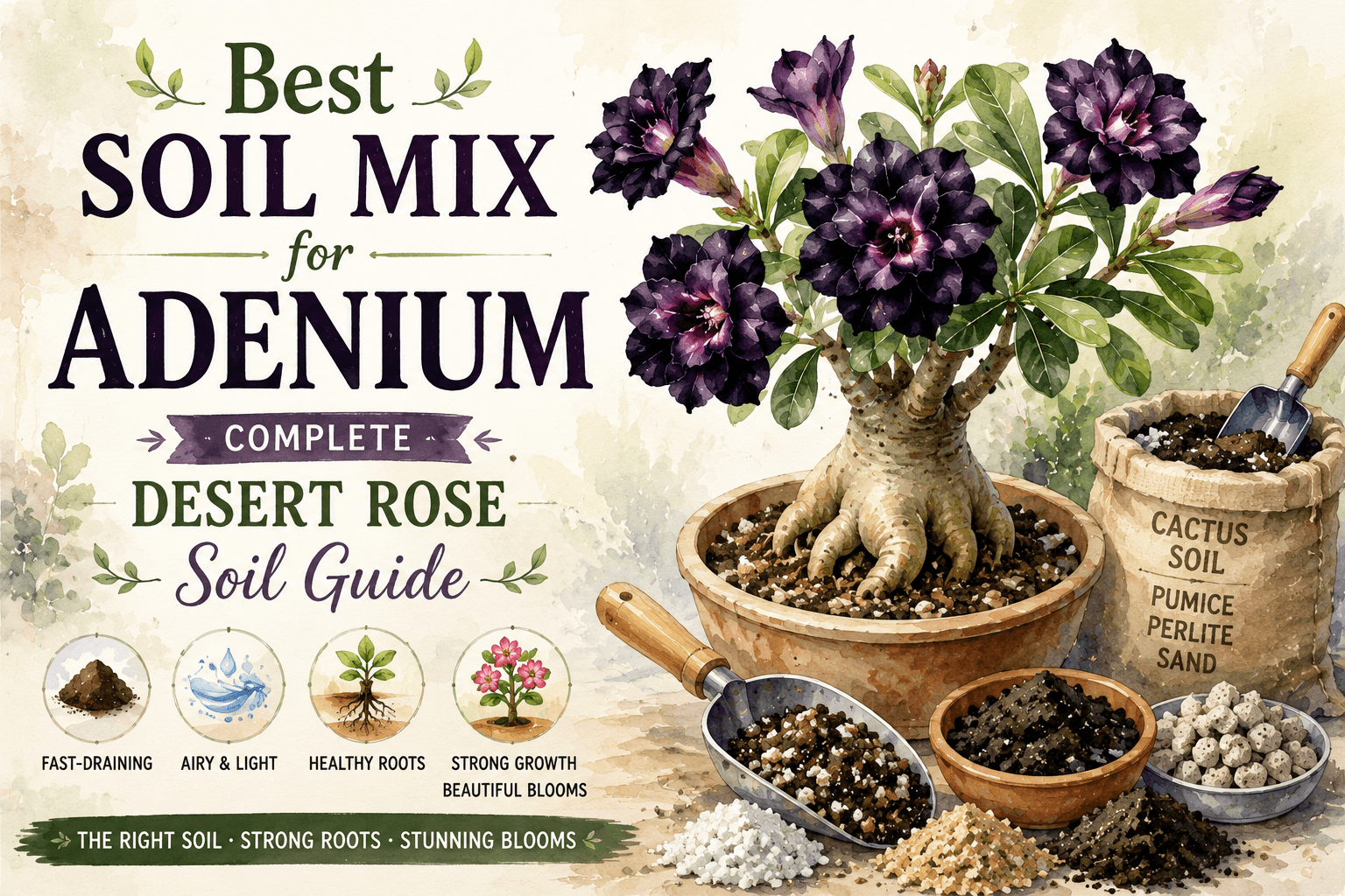 Best Soil Mix for Adenium: Complete Desert Rose Soil Guide ...