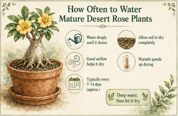 How Often Should You Water Desert Rose? Complete Adenium Watering Guide ...